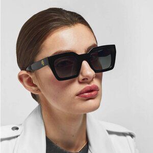 Annie Bing Indio Black Sunglasses